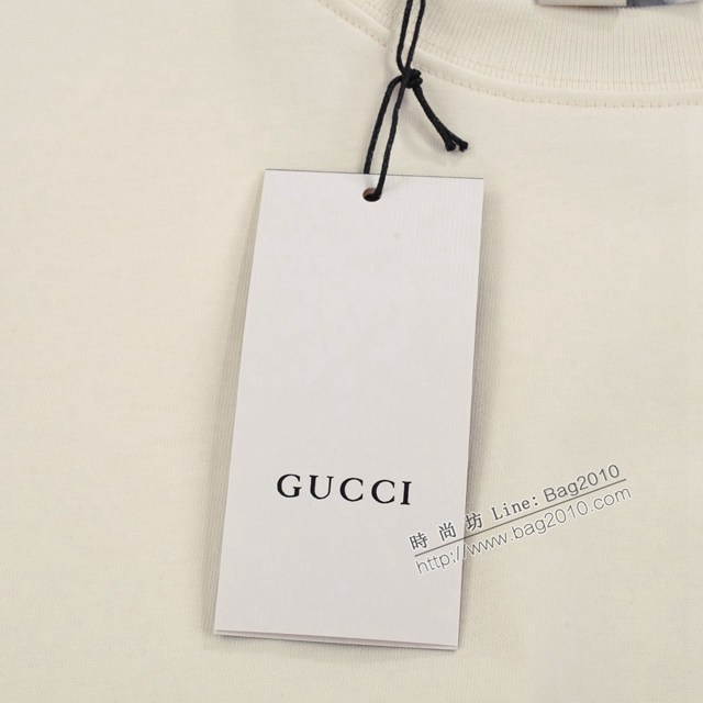 Gucci古奇專櫃古馳2023SS新款刺繡T恤 男女同款 tzy2849